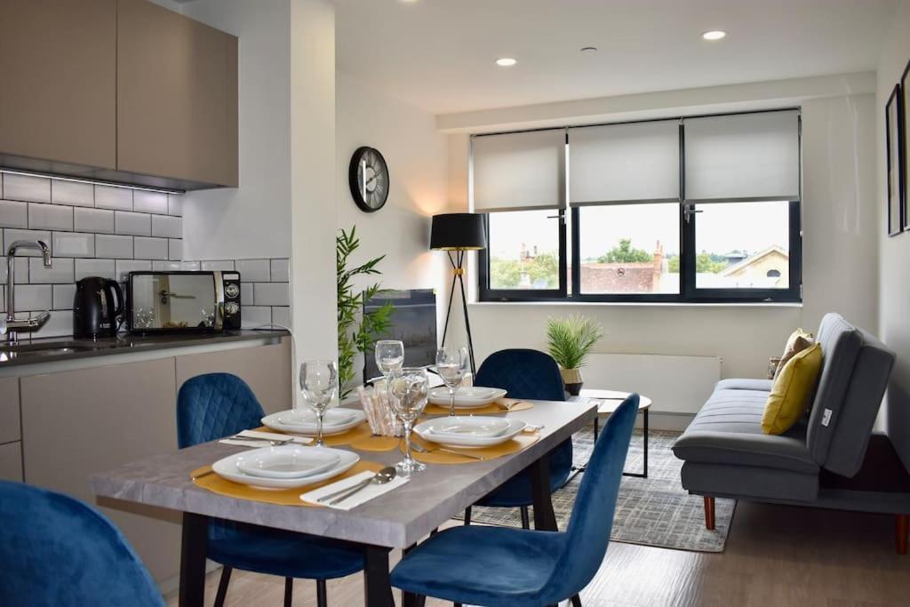 Stylish Modern 1Bed Apartment In Bedford Exteriér fotografie